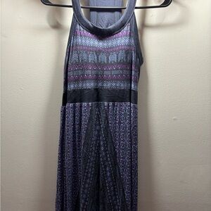 Athleta Multicolored Halter Maxi Sundress